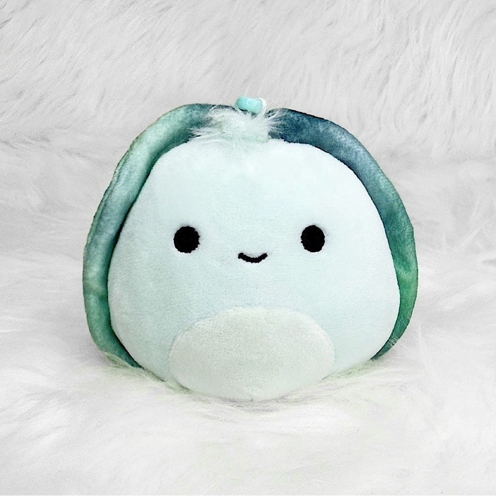 NWT Onica the Turtle squishmallow clip !!